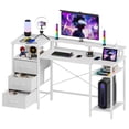 thumbnail image 4 of Ktaxon Manicure Table with Charging Station, Nail Makeup Desk, Storage Beauty Salon Workstation, Computer Desk White, 4 of 7