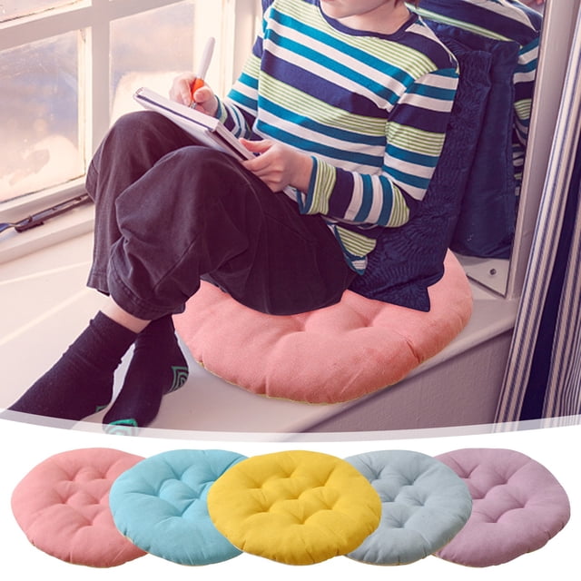 Fiudx Cojín de Asiento Grueso, Tejido de Lino Transpirable, Diseño Absorbente Del Sudor, Cómodo Soporte para Silla de Oficina, Versátil para El Hogar y La Oficina, Alivio Ergonómico, Tamaño 30 X 30 X