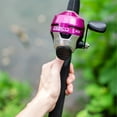 Zebco 202 Spincast Reel and Fishing Rod Combo, Tackle Included, Pink