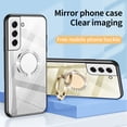 thumbnail image 2 of Compatible with Samsung Galaxy S20 Makeup Mirror Case Bling Diamond Glitter Rhinestone with Ring Holder Stand Kickstand Luxury Cute Shockproof for Girls Women Case for Samsung Galaxy S20,
Silver, 2 of 9