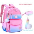 thumbnail image 1 of Mochila Para Niñas De Escuela Primaria De Gran Capacidad 1-3-6 Multifuncional Coreanas HO2257, 1 of 4