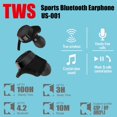 thumbnail image 1 of US001 Mini TWS Audífonoses inalámbricos compatibles con Bluetooth 4.2 Audífonoses estéreo Audífonoses con micrófono, 1 of 7