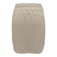 thumbnail image 4 of TZEWGL Womens Solid Linen Mini Golf Skirts Drawcord Low Elastic Waist Shorts A Line Skorts With Pockets For Female size M, 4 of 7