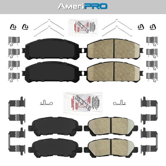 Ceramic Front Rear Brake Pads FOR 2008-2013 Toyota Highlander