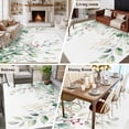 thumbnail image 6 of Eucalyptus Leaves Area Rugs 5x7 for Living Room, Spring Botanical Pastoral Watercolor Non Slip Washable Rug Runner, Low Pile Indoor Floor Carpet Mat Bathroom Rugs for Bedroom, Kids Room, 6 of 9