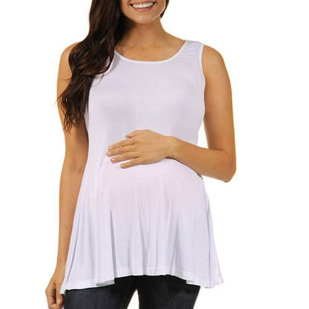 

Women s Maternity Sleeveless Tunic Tank