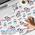 thumbnail image 2 of Long Mouse Pads for Desk,White Cow Milk Pattern Desk Mats on Top Of Desks, Desk Mouse Pad Extra Large with 3mm Non-Slip Base and Stitched Edge for Gaming,Office,Work,Home 47.3"x23.6", 2 of 6
