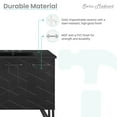 thumbnail image 4 of Annecy 36 in. Phantom Black Bathroom Vanity With Black, 3-Hole Ceramic Sink Top, 4 of 13