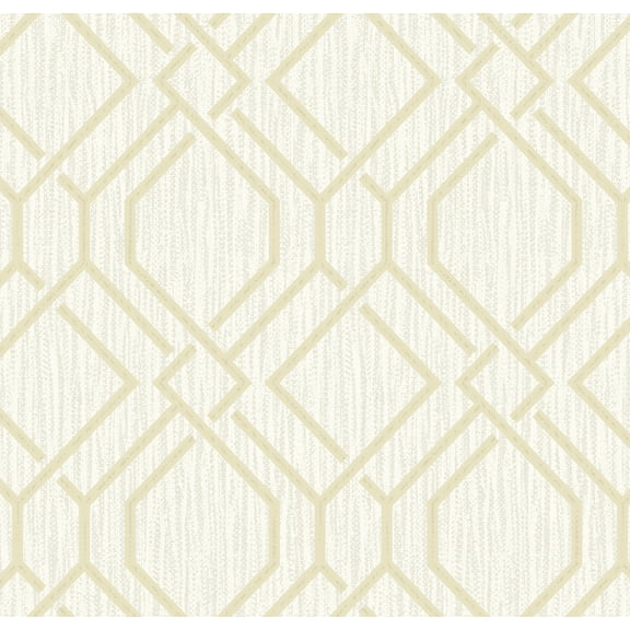 Advantage Frege Gold Trellis Wallpaper