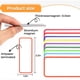 thumbnail image 2 of Paquete de 54 Etiquetas Magnéticas de Borrado en Seco de 8,1 X 3,1 cm - Etiquetas Magnéticas para Nombres para Taquillas de Aula y Autobús Escolar - Imanes para Aula, 2 of 5