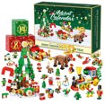 thumbnail image 2 of Calendario Adviento Navidad Construcción Árboles Con LED, 2 of 9