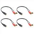 thumbnail image 1 of 4X 2 Macho A Hembra 3,5 mm Jack Aux Cable de Audio Estereo, 1 of 6