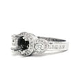 thumbnail image 2 of Bague Antique à 3 Pierres en Diamant 1 Ct en Or Blanc Massif 14 K, 2 of 2