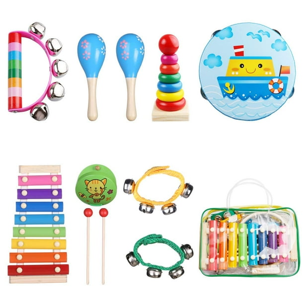 Kids Musical Instruments Childom Musical Instruments Wood Xylophone For Kids Children Child Wooden Music Shakers Percussion Instruments Tambourine Birthday Gifts Present With Carrying B Walmart Com Walmart Com