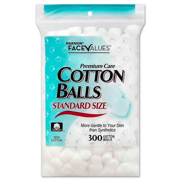 Harmon Face Values 300Count Standard Size Cotton Balls