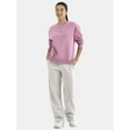 thumbnail image 2 of Athletic Works Women's Crewneck Fleece Sweatshirt, Sizes XS-XXXL, 2 of 5