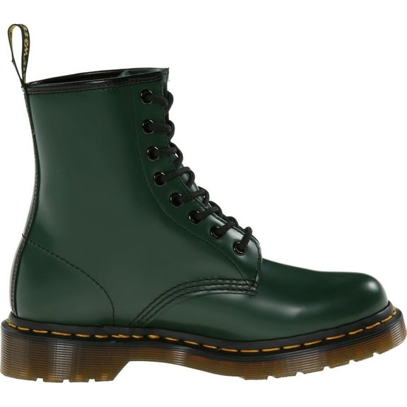 Dr. Martens Unisex Women's Men's 1460 8 Eye Smooth Leather Combat Boot (Black, 9 US Women, 8 US Men)