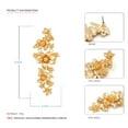 thumbnail image 6 of LongcreekX Flower Statement Earrings for Women, Flower Chandelier Dangle Earrings Hypoallergenic, Cute Flower Petal Earrings Studs, Gold Hawaiian Floral Drop Earrings, Flower Jewelry Funny Earrings, 6 of 6