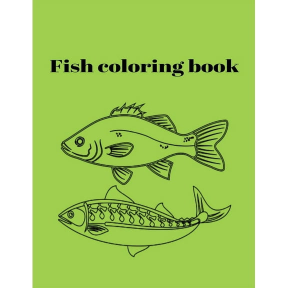 Fish coloring book (Paperback)
