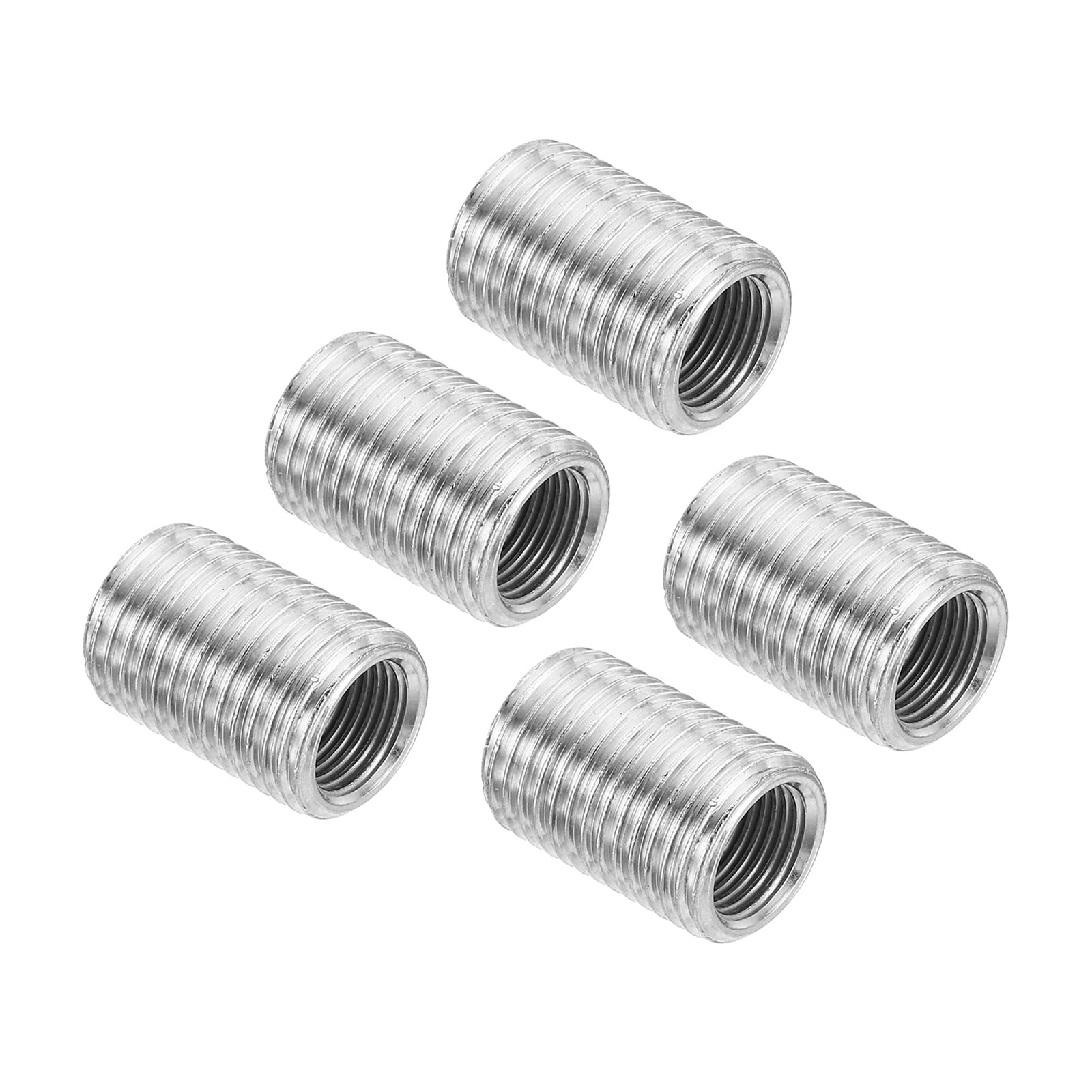 Uxcell 9/1618 to 3/827 Thread Adapters Sleeve Reducing Nut 20mm Screw