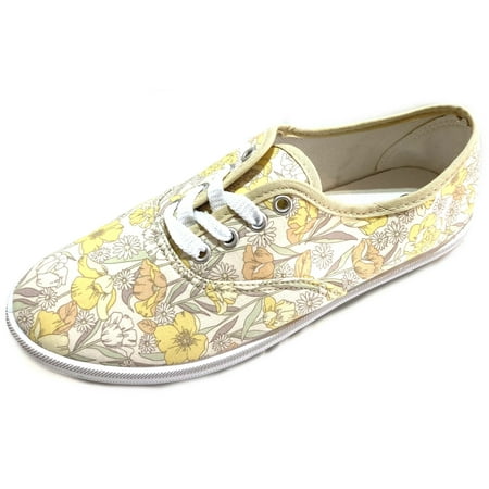 

Womens Canvas Lace Up Shoes 324 Yellow Flower 7