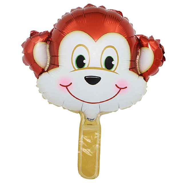 Globo de Del Globo de La Cabeza Animal de La Historieta para La Decoración Juguetes de La de Cumpleaños niño Mono Gloria globos de papel de animales