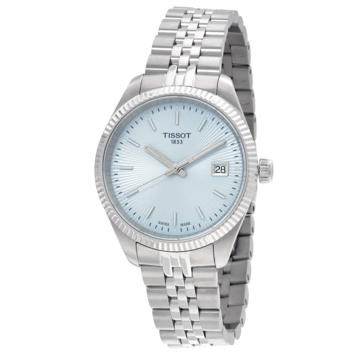 NWT Tissot Ballade Quartz Silver Dial Ladies Watch Tissot Ballade Quartz 34mm Silver Dial Women main image 4