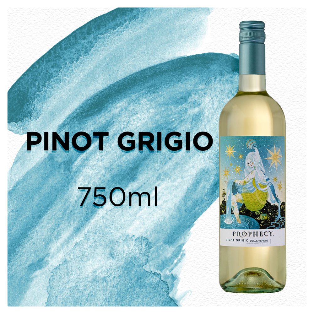 Prophecy Pinot Grigio White Wine, 750ml