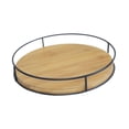 thumbnail image 3 of Soporte de bandeja giratoria de madera, bandeja decorativa, bandeja de tocador, bandeja de almacenamiento organizadora de condimentos para despensa,, 3 of 8