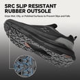thumbnail image 3 of SPIEZ Non Slip Work Shoes for Men, Slip Resistant Kitchen & Restaurant Shoes, Lightweight Slip-On Service Shoes for Standing All Day, Oil-Resistant Occupational Work Sneakers, Black Size 11.5, 3 of 9
