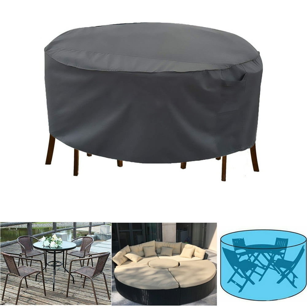 Tophomer Patio Furniture Covers Outdoor Round Table & Chairs Set