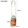 thumbnail image 2 of FORMRS Crossbody Bag for Women Shoulder Cell Phone Purse with Zipper, Pink Abstract Floral, 2 of 7