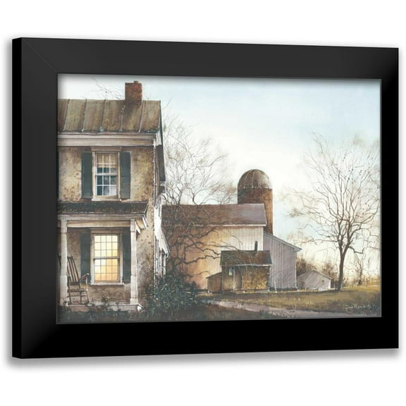 Rossini, John 14x12 Black Modern Framed Museum Art Print Titled - Evening Light