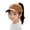 Coffee, variant on Sun Hats for Kids, Solid Color Half-Dome Baseball Cap, Curved Brim Ponytail Hat with Velcro Strap for Children Aged 2–6 Outdoor Casual Use Beige