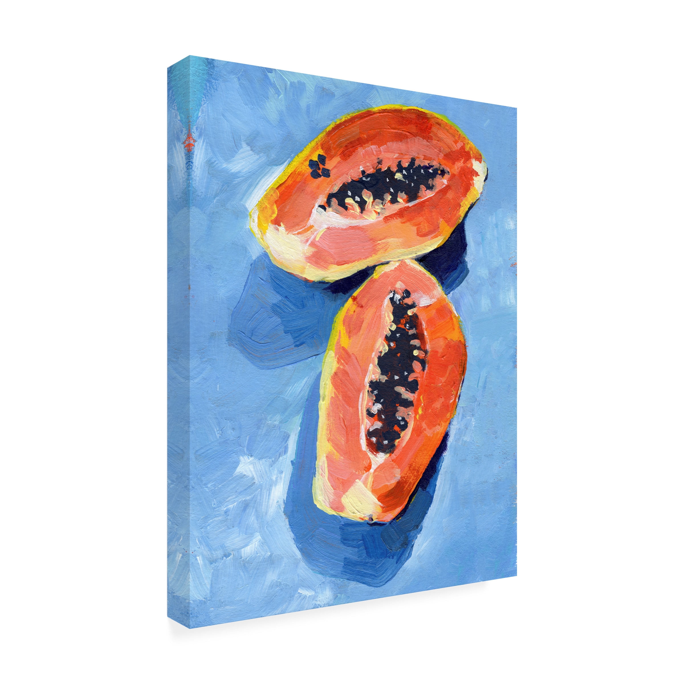 Jennifer Paxton Parker 'Bold Papaya II' Canvas Art