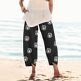 thumbnail image 1 of WILLBEST Pantalones Casuales para Mujer, Cómodos Pantalones Vaqueros Cargo de Cintura Media, Elásticos, de Pierna Ancha, con Bolsillos para Uso Diario. Chica, 1 of 6