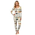 thumbnail image 3 of Halloween Family Matching Pajamas Sets, Halloween Family Ghost Bat Pumpkin Loungewear, Holiday Seasonal Party PJS Sleepwear, Halloween Home Relaxing Matching Cute Pjs Set Indoor, 3 of 7