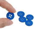 thumbnail image 4 of Uxcell 20pcs 24L Sewing Buttons 5/8"(15mm) Resin Round Flat 4-Hole Craft Replacement Buttons, Deep Blue, 4 of 5