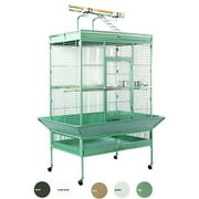 Prevue Hendryx Select Wrought Iron Parrot Bird Cage, Pewter