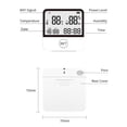 thumbnail image 2 of Riwcyla WiFi Temperature Humidity Monitor Smart Temperature & Humidity Sensor Meter with LCD Screen Digital Indoor Hygrometer Thermometer, 2 of 6