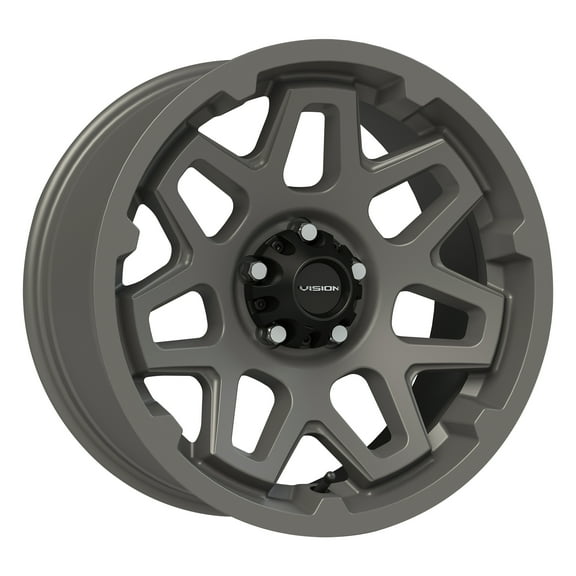 17x7 Vision Off-Road 416 Se7en Satin Grey Wheel 5x4.5 (0mm)