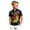 A Black, variant on Toddler Boys Eagle Graphic Short Sleeve T Shirt Breathable Collared Tee Top Germany Letter Stripe Print Soccer Fans Tee Tops
