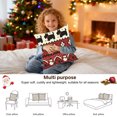 thumbnail image 4 of Seyotauo Christmas Pillow Cover 18x18 Inch Nylon Spandex with Festive Patterns Pillowcase - Christmas Decorations for Sofa, Bedroom, Indoor Christmas Decor, Breathable Durable Home Decor, 4 of 6