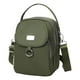 thumbnail image 1 of Bolsa de teléfono móvil de varios compartimentos en verde militar: Bolso de hombro impermeable para mujeres, Bolso mensajero, Bolso casual de tela, Oxford, para mujeres, 1 of 2