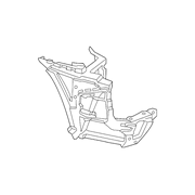 Genuine OE Porsche Bumper Cover Support Rail - 991-505-831-02