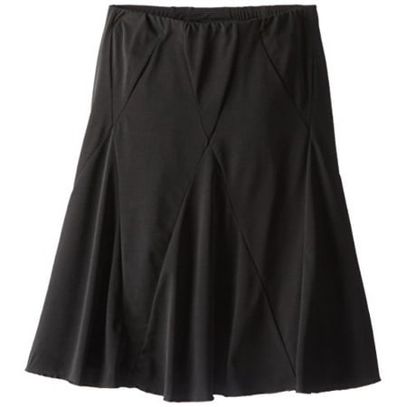 Amy Byer Spandex Skirt - Amy Byer Big Girls' Knit Seamed Skirt, Black, Large