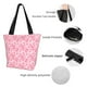 thumbnail image 4 of Balery pink heart Bolsa de Hombro con Diseño, Bolsa Grande y Duradera, Bolsa Versátil para Compras, 4 of 6