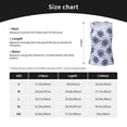 thumbnail image 4 of Uemuo Turtle with Blue Stones Pattern Workout Tank Tops for Women Breathable Moisture-wicking tank top Sleeveless Running Loose Fit Yoga Tops Active Shirts Sports Gym Exercise, 4 of 9
