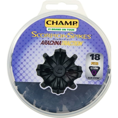 - Champ Scorpion Q-Lok Golf Spikes (18 ct. Disk)