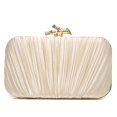thumbnail image 1 of Bolso de mano CHUNLI de piel sintética tejida elegante para noche/boda, 1 of 6